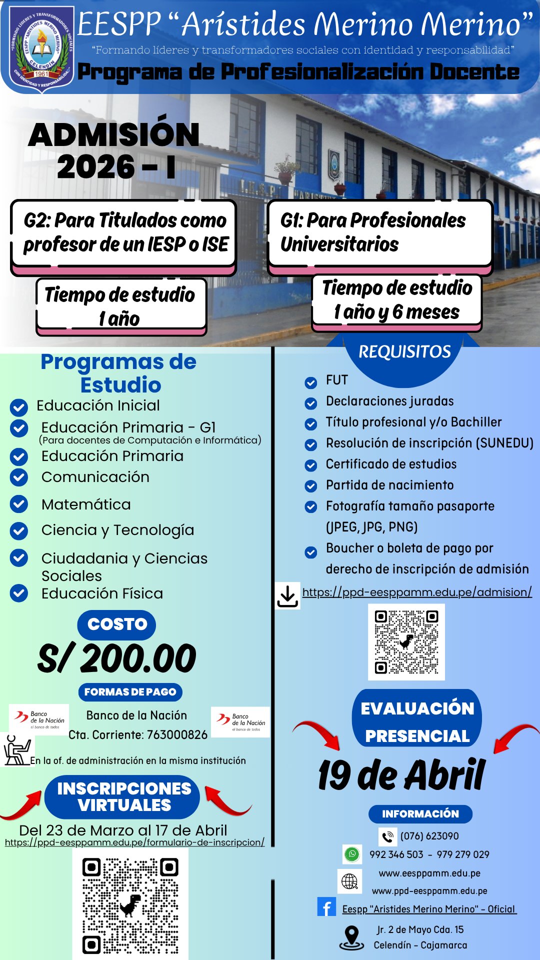 ADMISIÓN 2026-I PPD